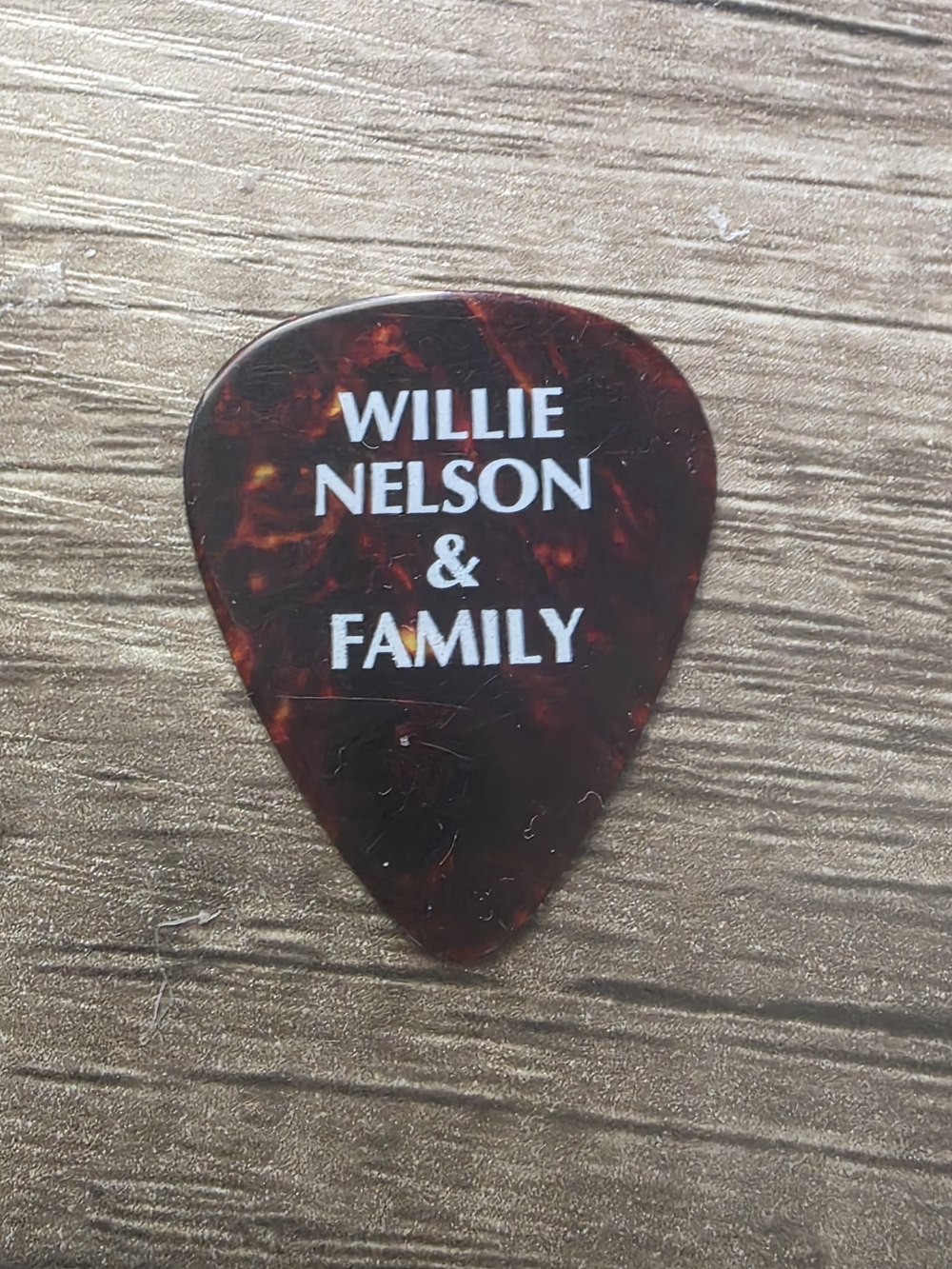 Willie Nelson Teatro Island Records Guitar Pick 1998
